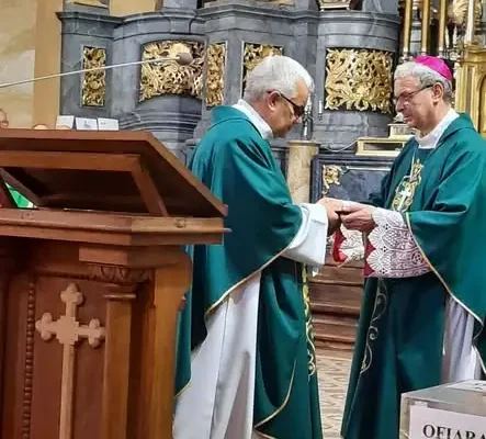 Stowarzyszenie „Nasz Szczuczyn” powitało nowego proboszcza parafii w Szczuczynie