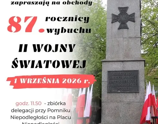 87. rocznica wybuchu II Wojny Światowej – uroczystości w Grajewie