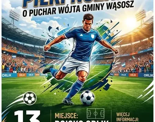 Turniej Piłki Nożnej o Puchar Wójta Gminy Wąsosz – zapisy do 10 września