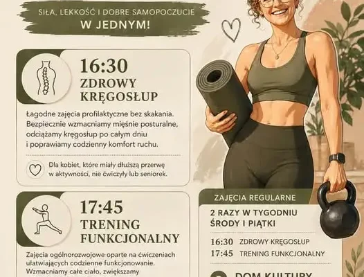 Dom Kultury w Rajgrodzie zaprasza na nowe zajęcia dla kobiet