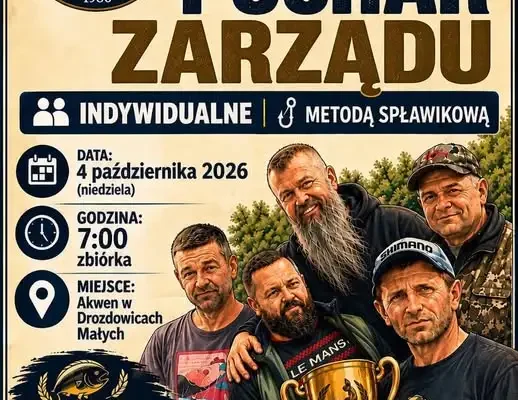Zawody wędkarskie o Puchar Zarządu Koła PZW nr 97 w Wąsoszu – 4 października