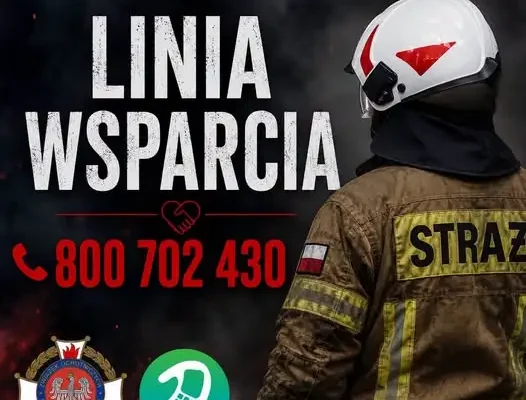 Wsparcie psychologiczne dla strażaków i ratowników – bezpłatna linia 800 702 430