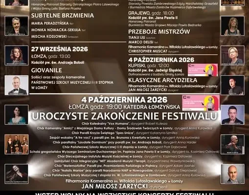 Koncert „Przeboje mistrzów” w Grajewie – wstęp wolny