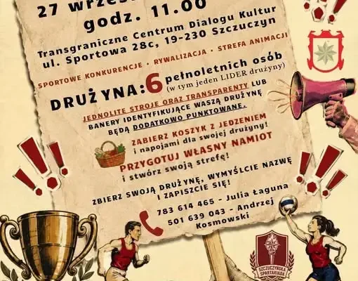 Szczuczyńska Spartakiada 2026 – zapisy trwają, do gry wchodzi sześć osób na drużynę