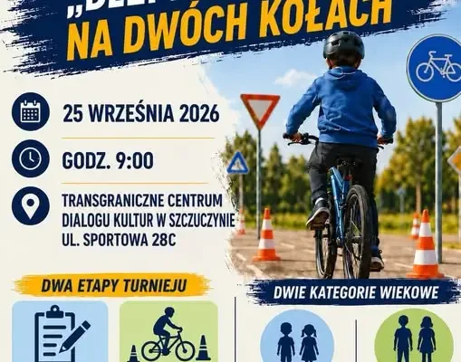 Turniej „Bezpieczeństwo na dwóch kołach” w Szczuczynie – sprawdź się na rowerze!