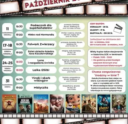 Październik pełen kultury w Grajewie – koncerty, festiwale i kino