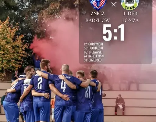 Znicz Radziłów wygrał u siebie! Trzy punkty zostają w domu