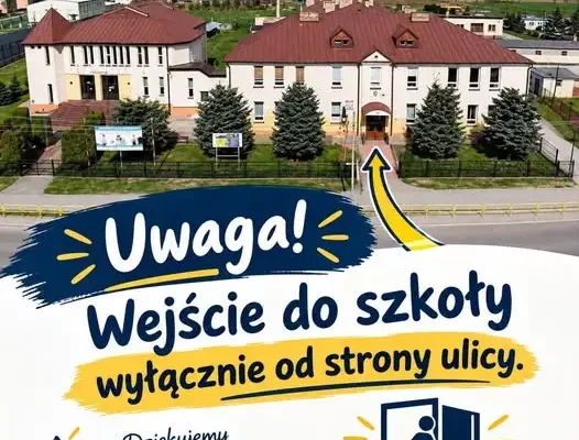 Szkoła w Szczuczynie wprowadza nową zasadę wejścia – tylko od strony ulicy