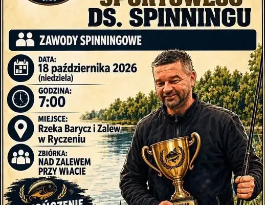 Puchar Kapitana Sportowego w spinningu – zakończenie sezonu 2026 nad Baryczą