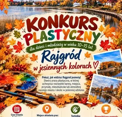 Jesienne konkursy plastyczne w Domu Kultury w Rajgrodzie – zgłoszenia do 23 października