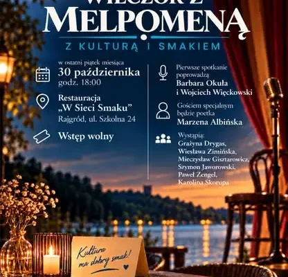 Rajgród: Trzy wydarzenia kulturalne na koniec października w Przystani Kultury