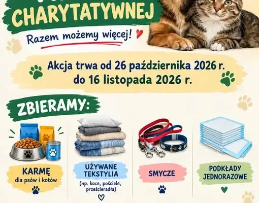 Rajgród: Szkoła Podstawowa zbiera dary dla schroniska Sonieczkowo