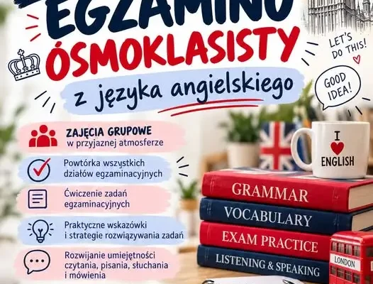 Radziłowo: bezpłatne zajęcia z angielskiego dla ósmoklasistów w bibliotece