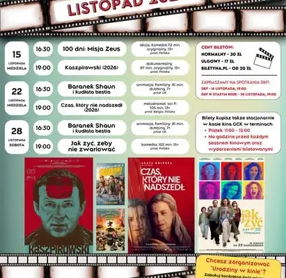 Listopad w Grajewskim Centrum Kultury: musical, festiwal patriotyczny i polskie kino