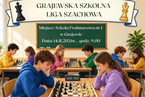 Turniej Grajewskiej Szkolnej Ligi Szachowej już 14 listopada